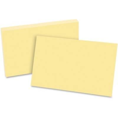 Business Source Ruled White Index Cards